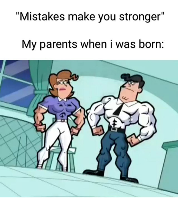 Mighty Mom and Dyno Dad meme