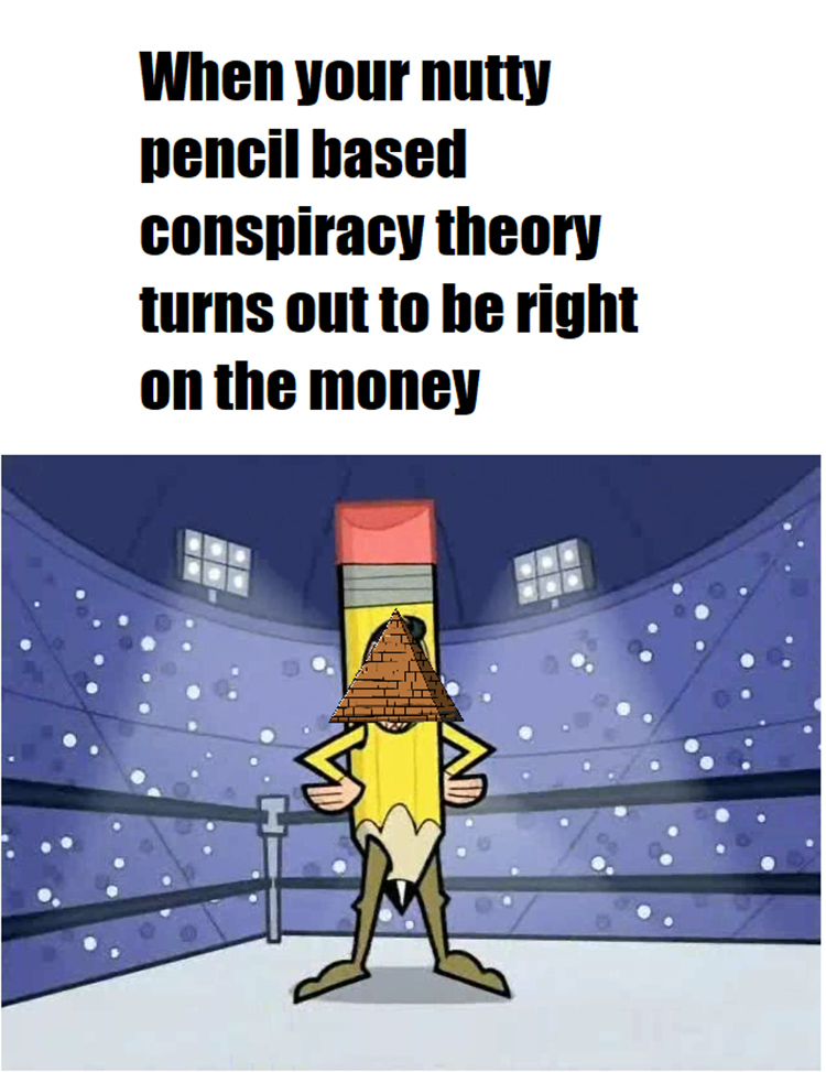 The Pencil Pusher meme