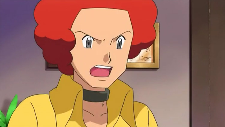 Flint from E4 Pokémon anime