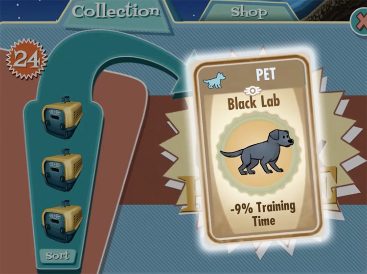 Muttface – Black Lab from Fallout Shelter