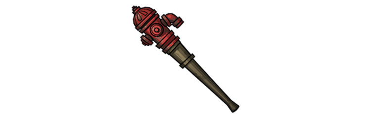 Fire Hydrant Bat from Fallout Shelter