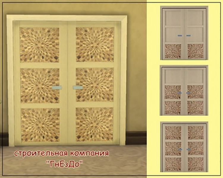 Morus1 Doors by Mulena for Sims 4