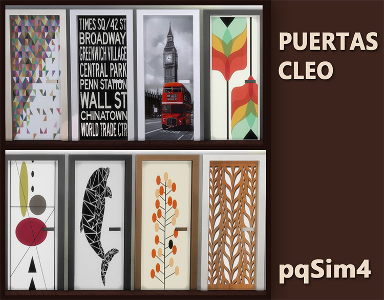 Puertas Cleo Doors by pqSims4 TS4 CC