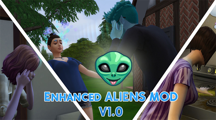 Enhanced Aliens Mod Preview for Sims 4