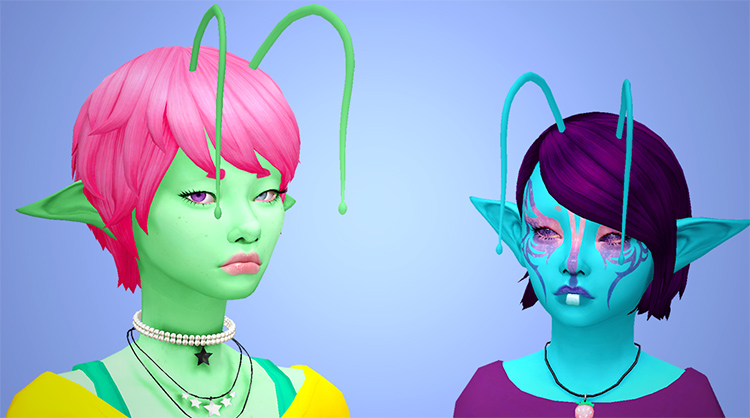 red skin aliens sims 4 mod