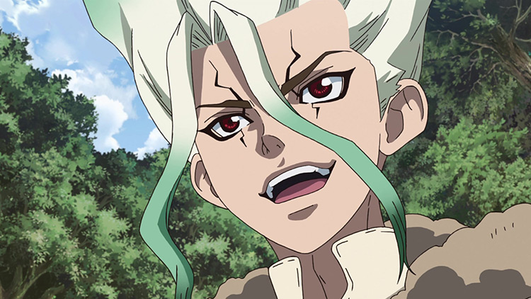 Senku Dr. Stone anime screenshot