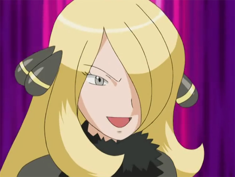Cynthia in Pokémon anime