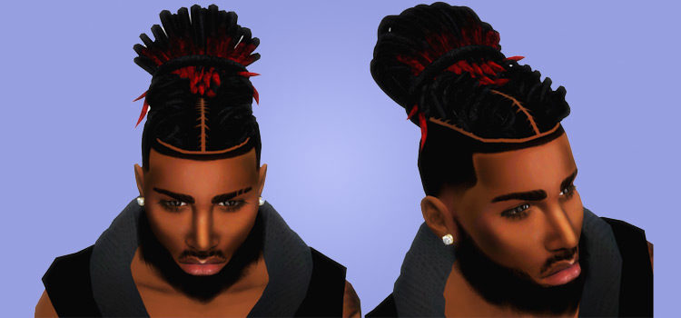 Sims 4 CC: Male Ponytails & Updo Hair Mods (All Free)