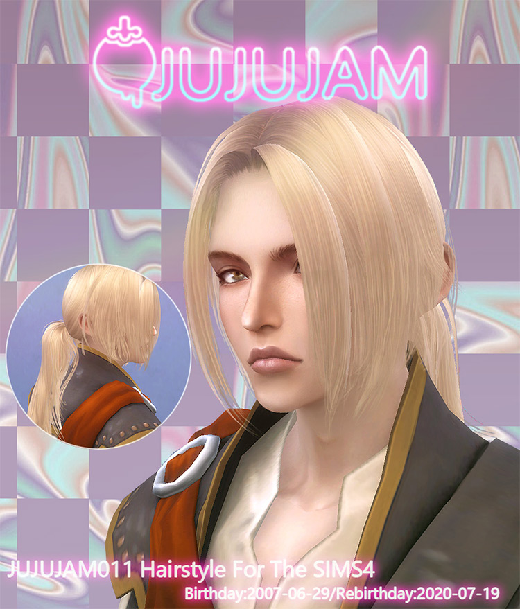 Sims 4 CC  Male Ponytails   Updo Hair Mods  All Free    FandomSpot - 64