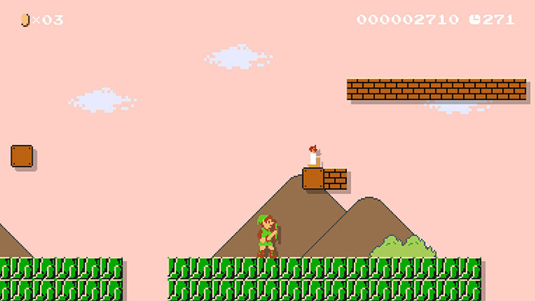 Zelda Mario Maker SMM2 mod