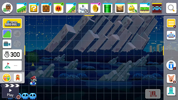 Extra Night Backgrounds Super Mario Maker 2 mod