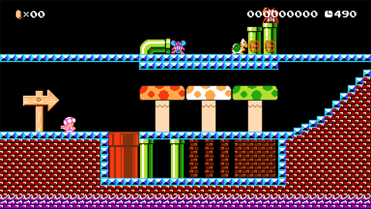 MM2 Sewer Theme in Super Mario Maker 2