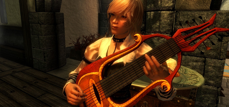 Lisette the bard character in Skyrim