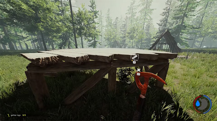 Easy Building mod for The Forest