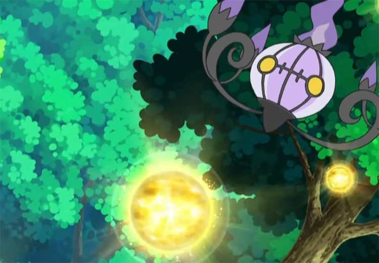Chandelure from Pokémon anime