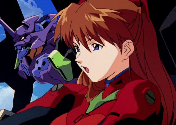 Asuka Langley in Neon Genesis Evangelion