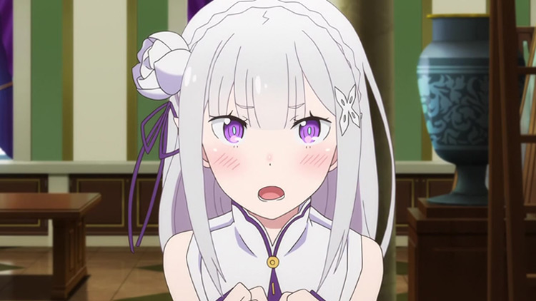 Emilia from Re:Zero anime