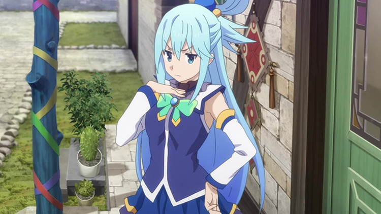 Aqua in KonoSuba: God's Blessing on This Wonderful World!