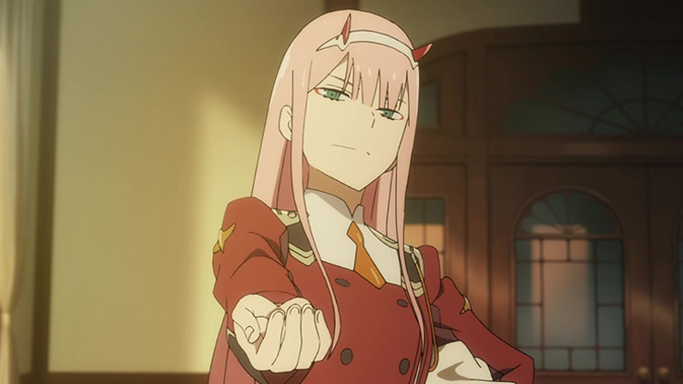 Zero Two in Darling in the FranXX