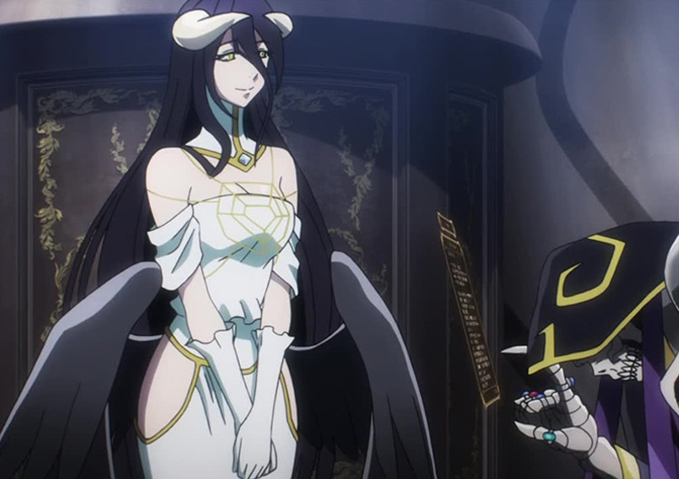 Albedo Overlord anime screenshot