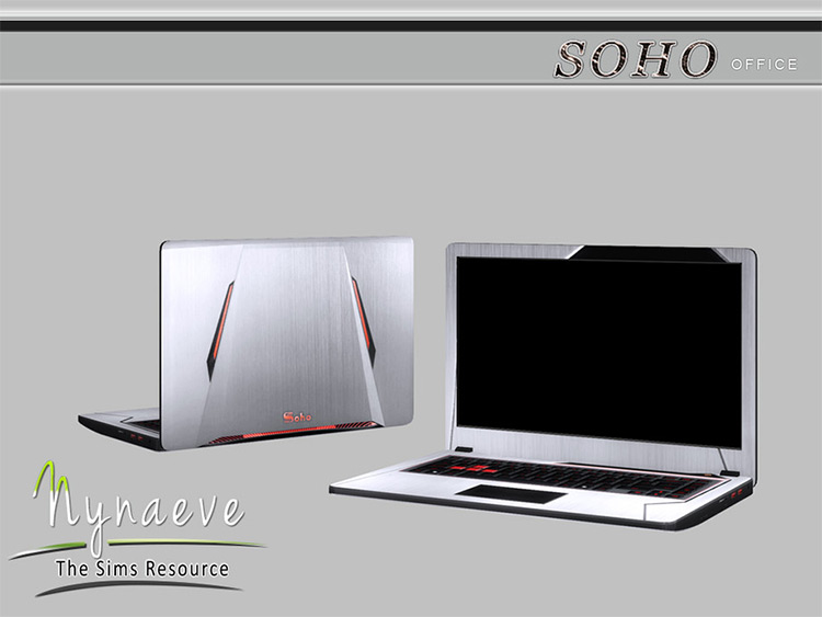Soho Laptop Sims 4 CC screenshot