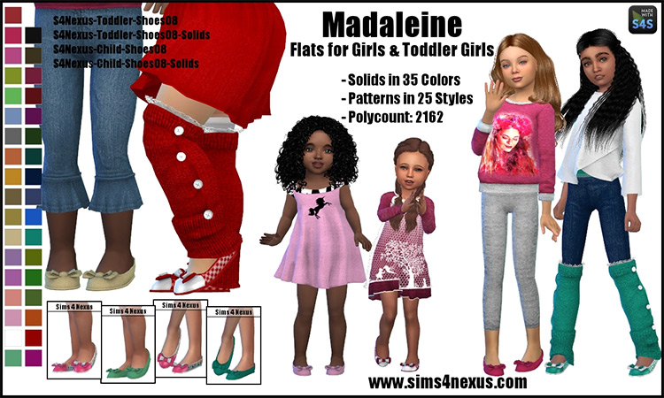 Sims 4 Flats CC  Best Custom Women s Shoes Worth Downloading   FandomSpot - 47