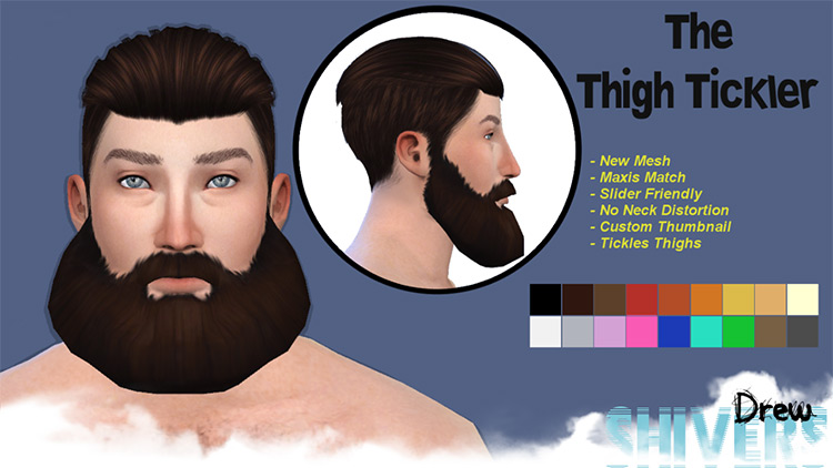 Sims 4 CC  Best Mustaches  Beards   Facial Hair Mods   FandomSpot - 23