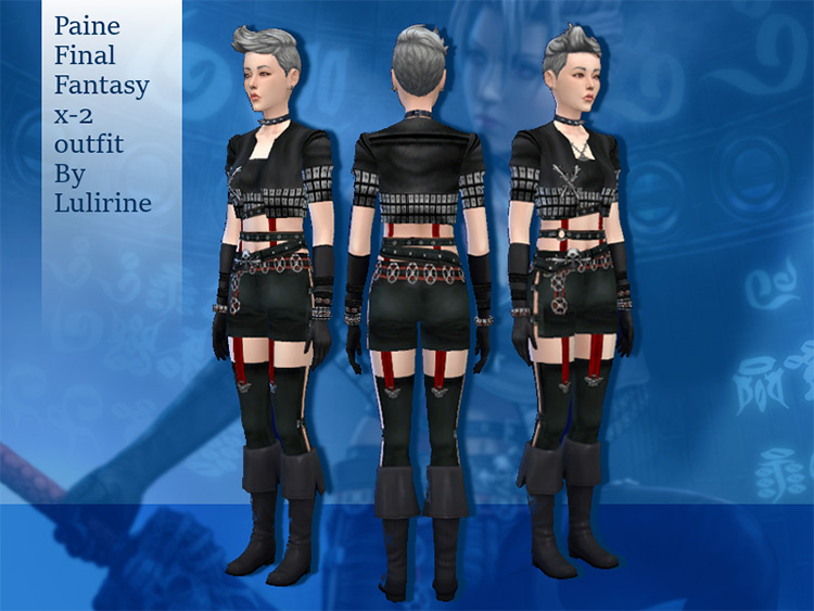 FFX-2 Paine Outfit TS4 CC