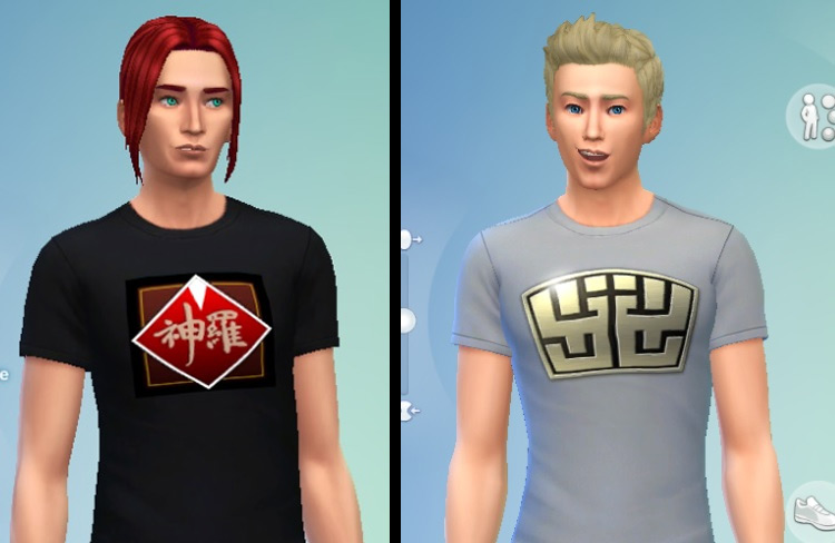 FFVII T-Shirts for Sims 4