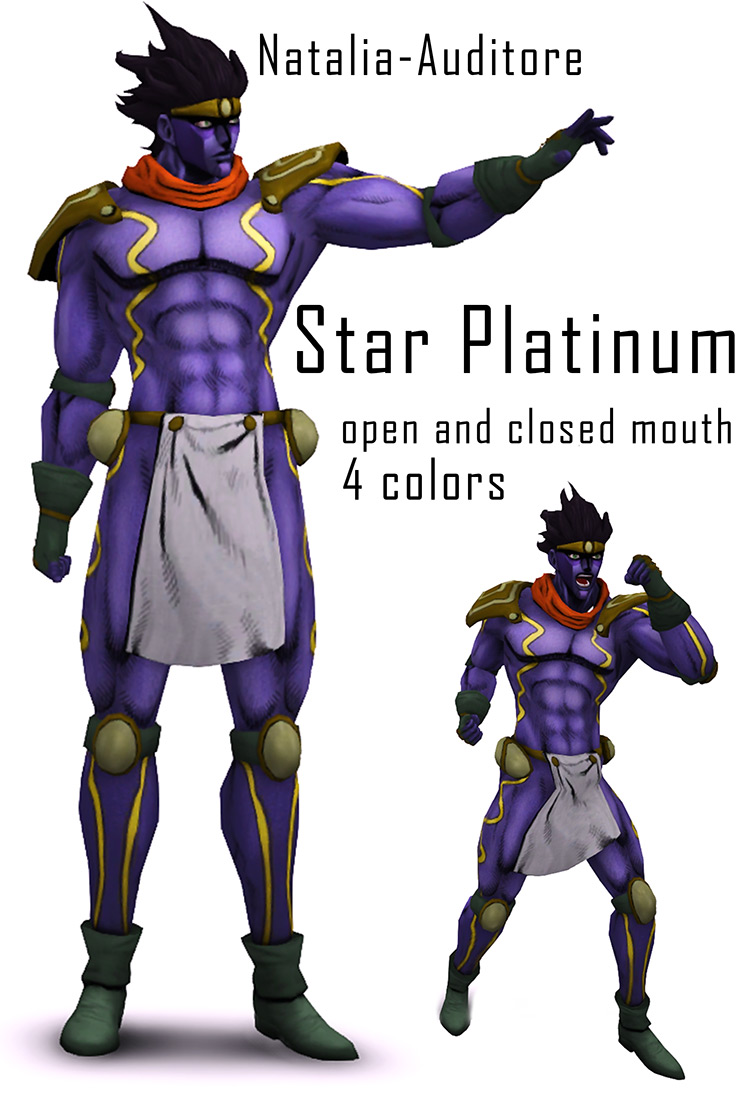 Japdo: Star Platinum! za warudo! FUA: Star Platinum! The worlc