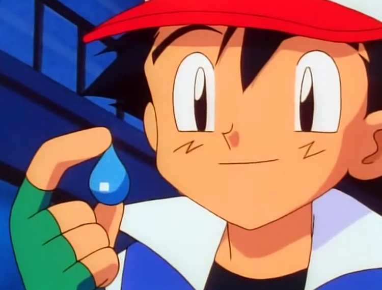 Cascade Badge Pokémon anime screenshot