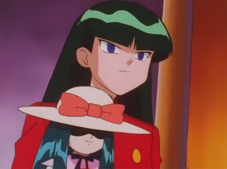 Sabrina Gym Leader in Pokémon anime screenshot