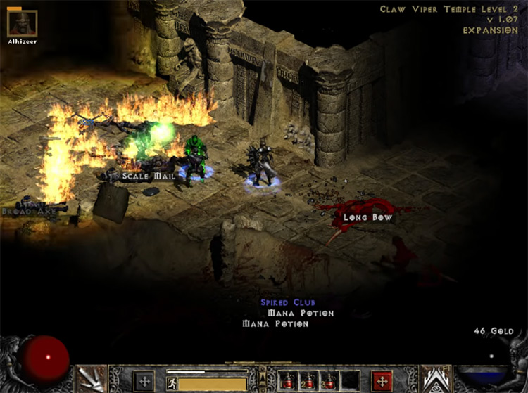 Diablo II gameplay