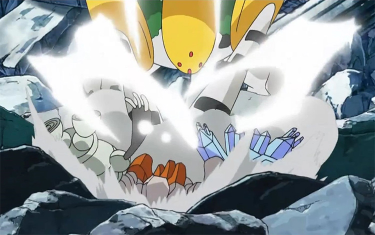 Regigigas Battle - Pokemon anime