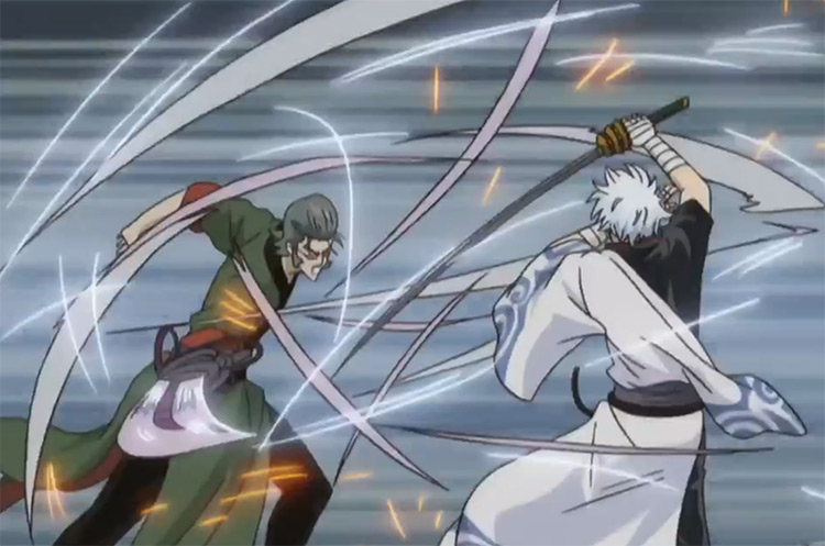 Gintoki vs Nizou Gintama: Benizakura Arc - A New Retelling scene