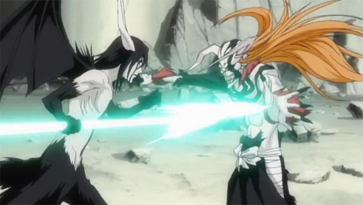 Ichigo vs Ulquiorra scene Bleach anime