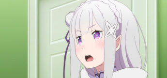 Emilia Re:Zero elf character in anime