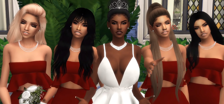 Sims 4 Wedding Hair Cc Accessories All Free Fandomspot