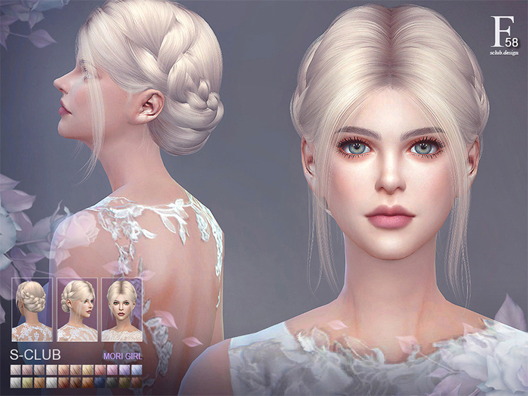 sims 4 mod female wedding hair