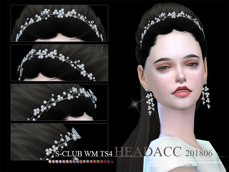 Sims 4 Wedding Hair CC   Accessories  All Free    FandomSpot - 25