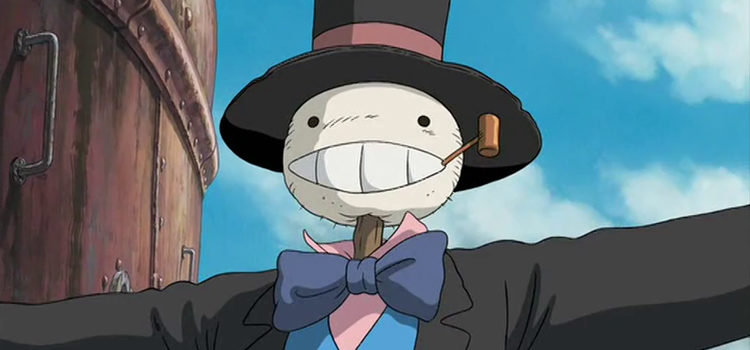 Scarecrow Turnip Head Anime Character in Howls Moving Castle