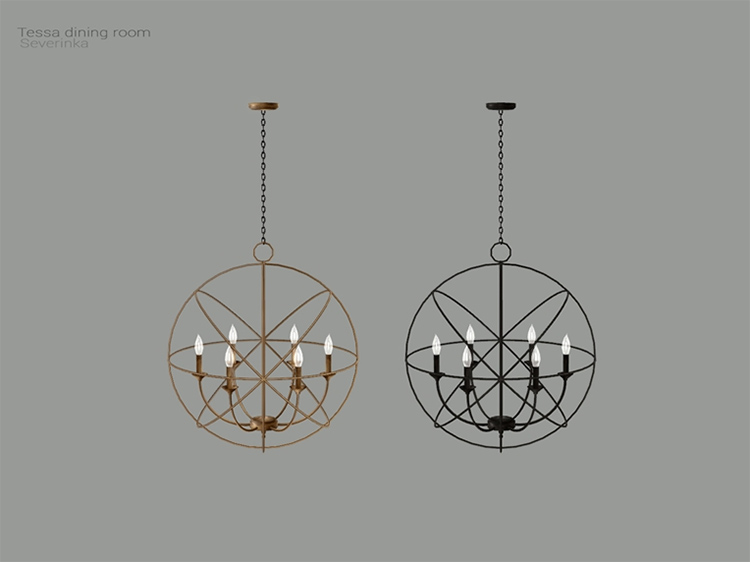 Best Sims 4 Chandelier CC   Mods  All Free    FandomSpot - 58