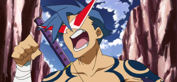 gurren lagann kamina pointing