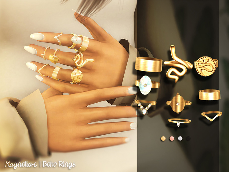 Sims 4 Rings CC  Best Ring Accessories For Men   Women   FandomSpot - 51