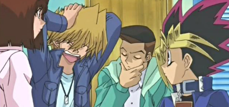 Yugi, Tea, Joey and Tristan - YGO Anime