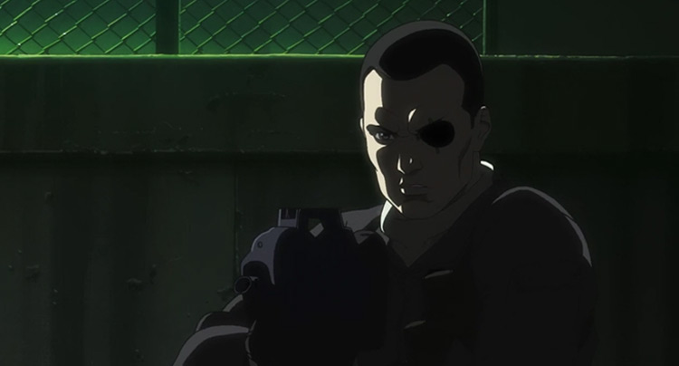 Saito from Ghost in the Shell anime