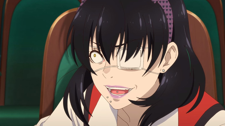 Midari Ikishima from Kakegurui: Compulsive Gambler anime