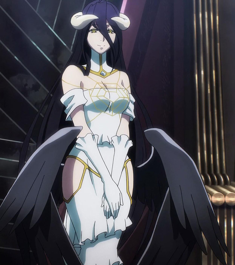 Albedo in Overlord anime