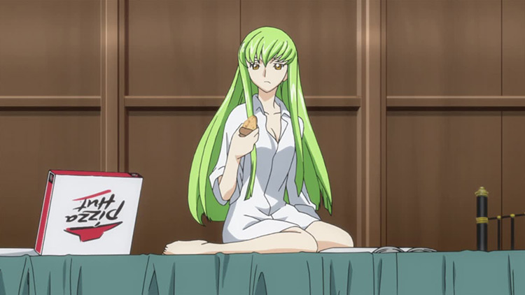 C.C. Code Geass anime screenshot