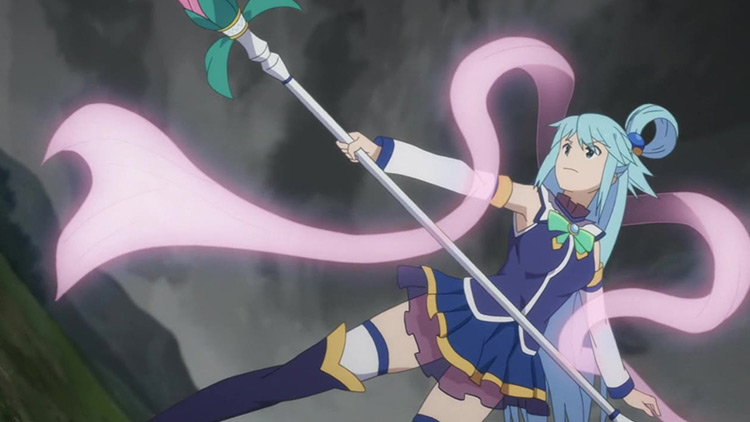 Aqua in KonoSuba anime